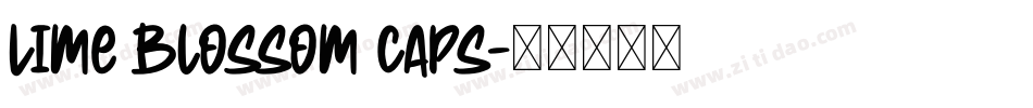 Lime Blossom Caps字体转换